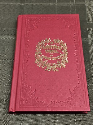 #ad A Christmas Carol by Charles Dickens Deluxe First Edition Hardcover Collectible $65.00