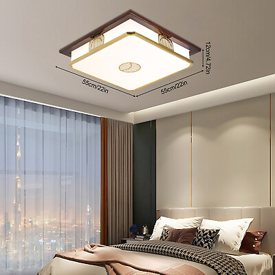 #ad Modern LED Dimmable Ceiling Light Remote Control Bedroom Chandelier Fixture SALE $77.81