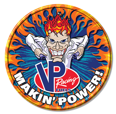 #ad VP Racing Fuels Makin Power Round Aluminum Tin Sign Man Cave Garage Decor 11.75” $15.00