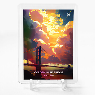 #ad GOLDEN GATE BRIDGE California Card GleeBeeCo Holo Tours #GGCL $19.99