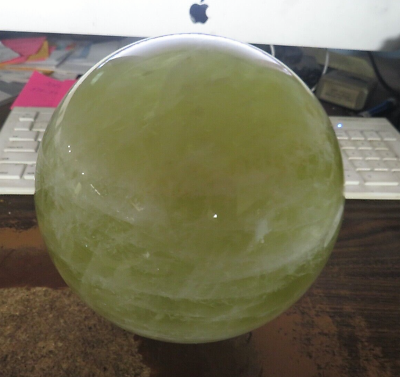 #ad 12.5 # Natural smoky citrine Quartz sphere Crystal Ball Mineral specimen Healing $199.00
