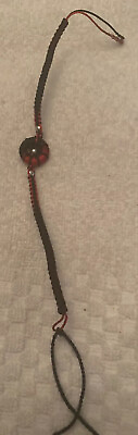 #ad 8” Black amp; Red Woven Bracelet $6.99