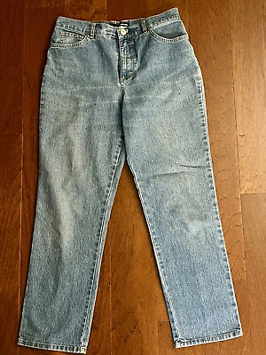 #ad BASIC EDITIONS WOMEN#x27;S JEANS SIZE 8 SHORT Classic Fit Straight leg Short Length $10.00