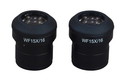 #ad A Pair of WF15X 16 WideField Eyepieces 30mm for Stereo Microscopes $129.99