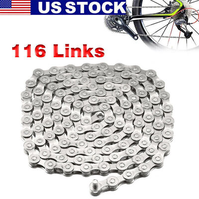 #ad 8 9 10 11Speed Bicycle Chain For Mountain Bicycle Chain Road Bicycle Accessories $15.99