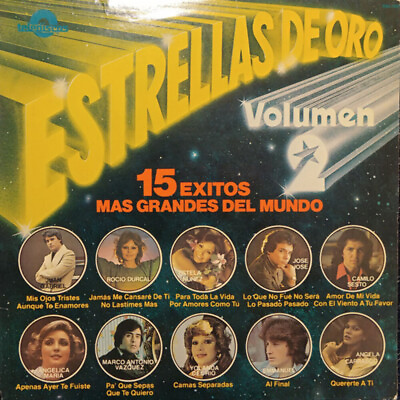 #ad Various Estrellas De Oro Volumen 2 15 Exitos LP Comp $26.00