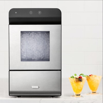 #ad Gevi Household Countertop Nugget Ice Maker Sonic Pebble Ice Machine 30lbs 24 H $474.29