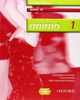 #ad Ánimo: Animo: AS Students#x27; Book ... by Isern Vivancos Isab Paperback softback $7.78