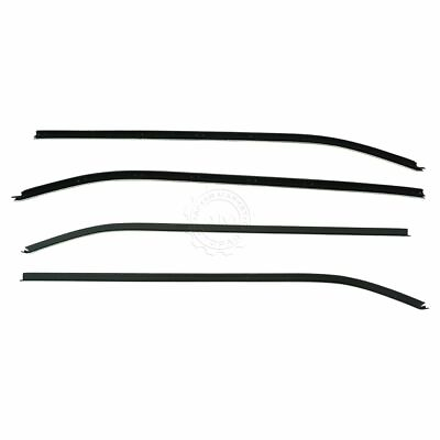 #ad Inner amp; Outer Window Sweep Belt Seals Weatherstrip Set of 4 for Corvette Coupe $110.29