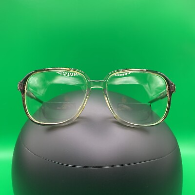 #ad Vintage Luxottica Eyeglasses Rich Greywash Full Rim Bifocals 54 16 140 Frame $25.00