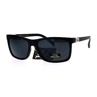 Mens Locs Sunglasses Classic Rectangular Frame Black Shades UV 400 $10.95