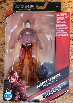 #ad 2017 Mattel Justice League Flash w Custom Ezra Miller Head MIB Flashpoint Movie $40.79