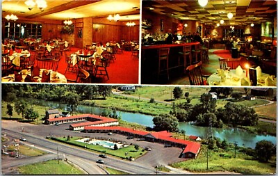 #ad Roadside Motel Seneca Motel amp; Manor Restaurant Waterloo NY Vintage Postcard $4.65