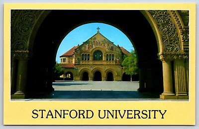 #ad Postcard Stanford Memorial Church Stanford University Palo Alto CA Unposted $5.50