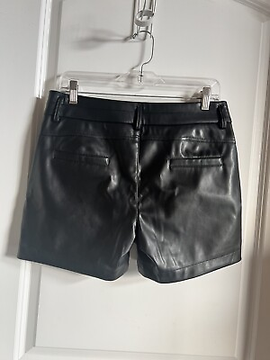 #ad Faux leather women shorts size L $18.00