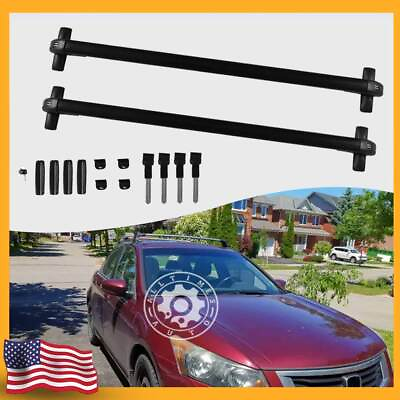 #ad #ad 2x Cross Bar Luggage Carrier W Lock Top Roof Rack For Honda Accord LX EX SE DX $82.95