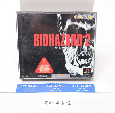 #ad Biohazard 2 Sony PlayStation Resident Evil PS1 Japanese game #416 2 $3.83