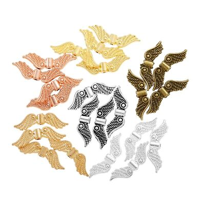 #ad Angel Wings Charm Beads Pendant Necklaces Bracelet Beads Decor Pendants 20pcs $11.54