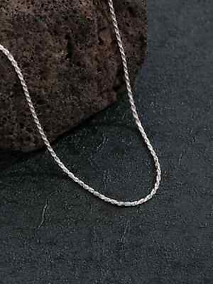 #ad 925 Sterling Silver chain Necklace $21.00
