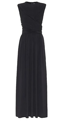 #ad Isabel Marant Womens Guciene Jersey Long Sleeveless Dress Black Size 36 BNWT $585.00