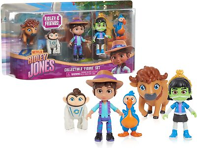 #ad Just Play Netflix Ridley Jones and Friends Collectible Set 5 Figures $9.28