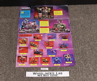 #ad Figure Reference Poster 21x16 MOTU Masters of the Universe 1985 Mattel Vintage $30.00