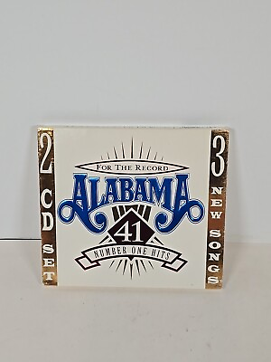 #ad Alabama For The Record 2 Cd Set CD Fast Free Shipping $6.98