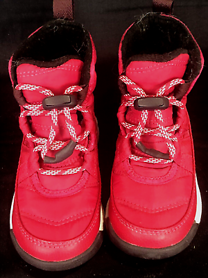 #ad Sorrel Little Kids Childrens Girls Waterproof boots. Kids Size 8. slip on NEW $15.00