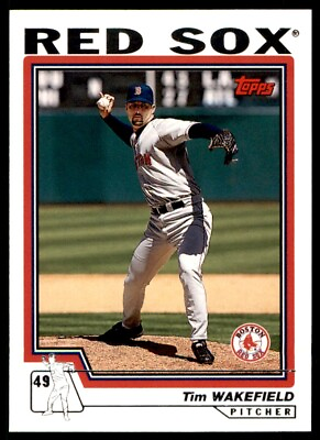 #ad 2004 TOPPS #213 TIM WAKEFIELD BOSTON RED SOX $1.00