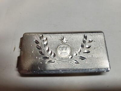 #ad sterling silver money clip 15 yrs. service r3 d14 $33.99