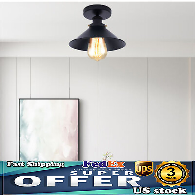 #ad Vintage Hanging Ceiling Lamp Fixture Rustic Industrial Outdoor Pendant Light NEW $19.95