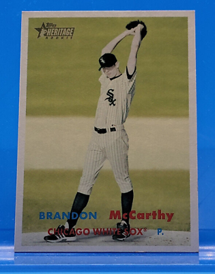 #ad Brandon Patrick McCarthy P Topps Heritage White Sox 2006 #348 $4.25