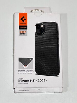#ad Spigen Air Grip ACS05278 Case for Apple iPhone 14 Black OPEN BOX $10.95