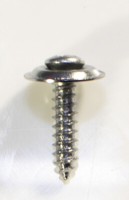 #ad Gm chrome Philips head trim screw 8 X 3 4quot; #6 head with 1 2quot; loose washer $80.99