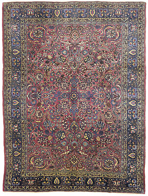 #ad 9X12 Semi Antique Classic Floral Large Vintage Oriental Rug Wool Carpet 8#x27;8X11#x27;6 $644.00