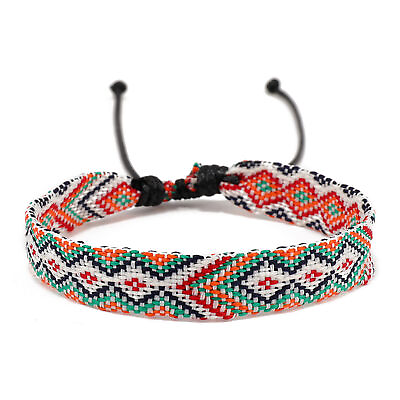 #ad Women Bracelet Handmade Gift Ethnic Style Men Bracelet Rope Tear Resistant $6.68