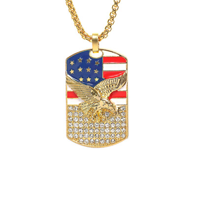 #ad Day Dog Tag American Independence Day Gifts Patriotic Pendant Day Jewelry $5.99