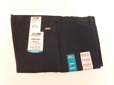 #ad Dickies Navy Blue Straight Leg Relaxed Fit Flex Work Pants Men’s Size 44x30 $24.95