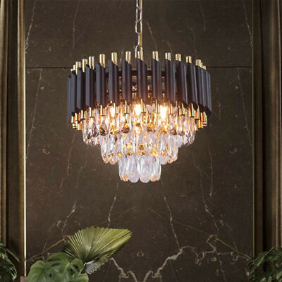#ad Modern Chandelier Luxury Crystal LED Ceiling Light Fixture Pendant Lamp 5 Light $109.72