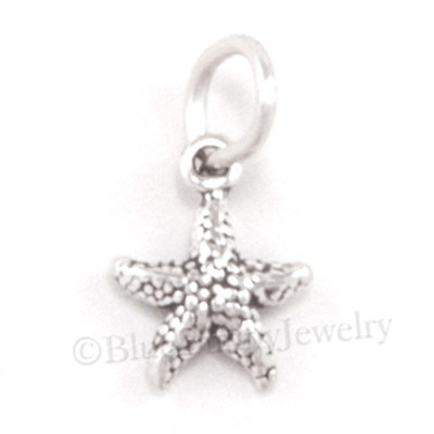 #ad STAR FISH charm Sterling Silver Beach Ocean SEA LIFE Charm tiny mini small 925 $9.99