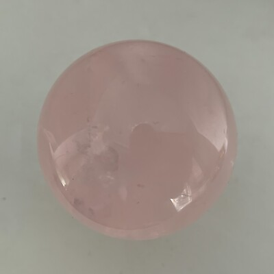 #ad TOP 0.36LB Natural hexagram pink rose quartz sphere crystal ball healing YC228 $27.00
