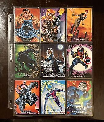 #ad 1992 Marvel Masterpieces Singles Pick Your Card Complete Your Set 1 100 $1.15