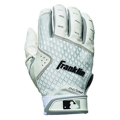 #ad Sports 2nd Skinz Batting Gloves White White Adult Large $18.62