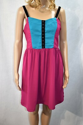 #ad Xhilaration Dress Size Medium Pink Sleeveless Women#x27;s $18.99