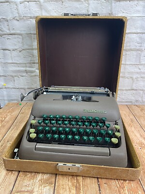 #ad Vintage Smith Corona typewritter and Carrying case $147.30