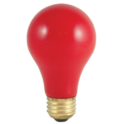 #ad Bulbrite 106760 CERAMIC RED Dimmable Bulb 60A CR 60W 120V A19 Medium E26 Base $6.22
