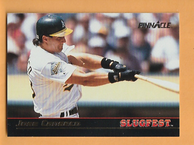 #ad #ad Jose Canseco Oakland A#x27;s 1992 Pinnacle Slugfest #3 9G $2.00