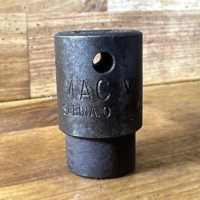 #ad Mac Tools VI166 1 2” Inch Impact Socket 1 2” Drive 6 Point USA Vintage $11.98