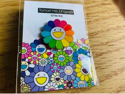 #ad Takashi Murakami Flower Pins Rainbow $53.99