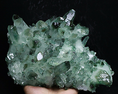 #ad 5.69lb RARE New Find Natural Beatiful Green Quartz Crystal Cluster Specimen $209.99